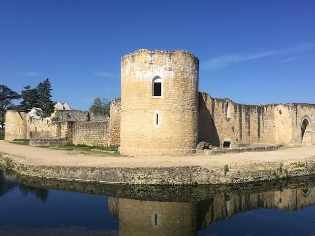 They restore a medieval castle using period techniques: "We do everything by hand".