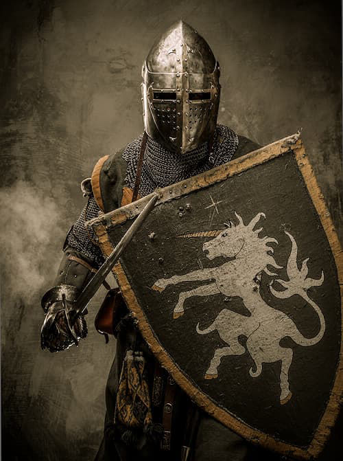 Les chevaliers, Moyen Âge