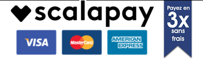 Paiement en 3 fois sans frais avec Scalapay Paiement en 3 fois sans frais avec Scalapay